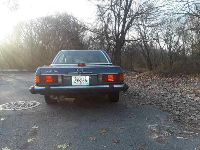 1984 mercedes-benz 380sl hardtop convertible