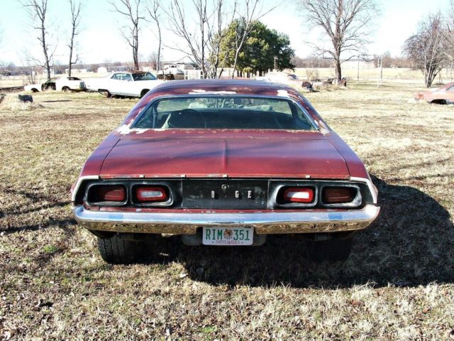 rare ge7 burnished red metallic a57 rallye package 1974 dodge challenger