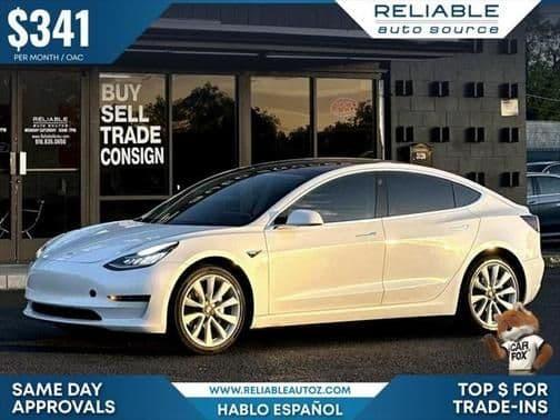 2019 tesla model 3 mid range 4dr rear-wheel drive sedan in sacramento, california