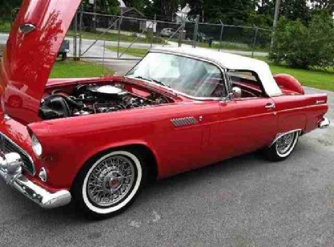used 1956 ford thunderbird roadster convertible, 85,813 miles in la jolla, ca