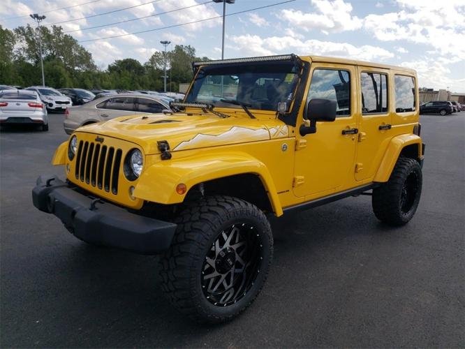 used 2015 jeep wrangler 4wd unlimited sahara owasso, ok 74055 for sale in owasso, oklahoma