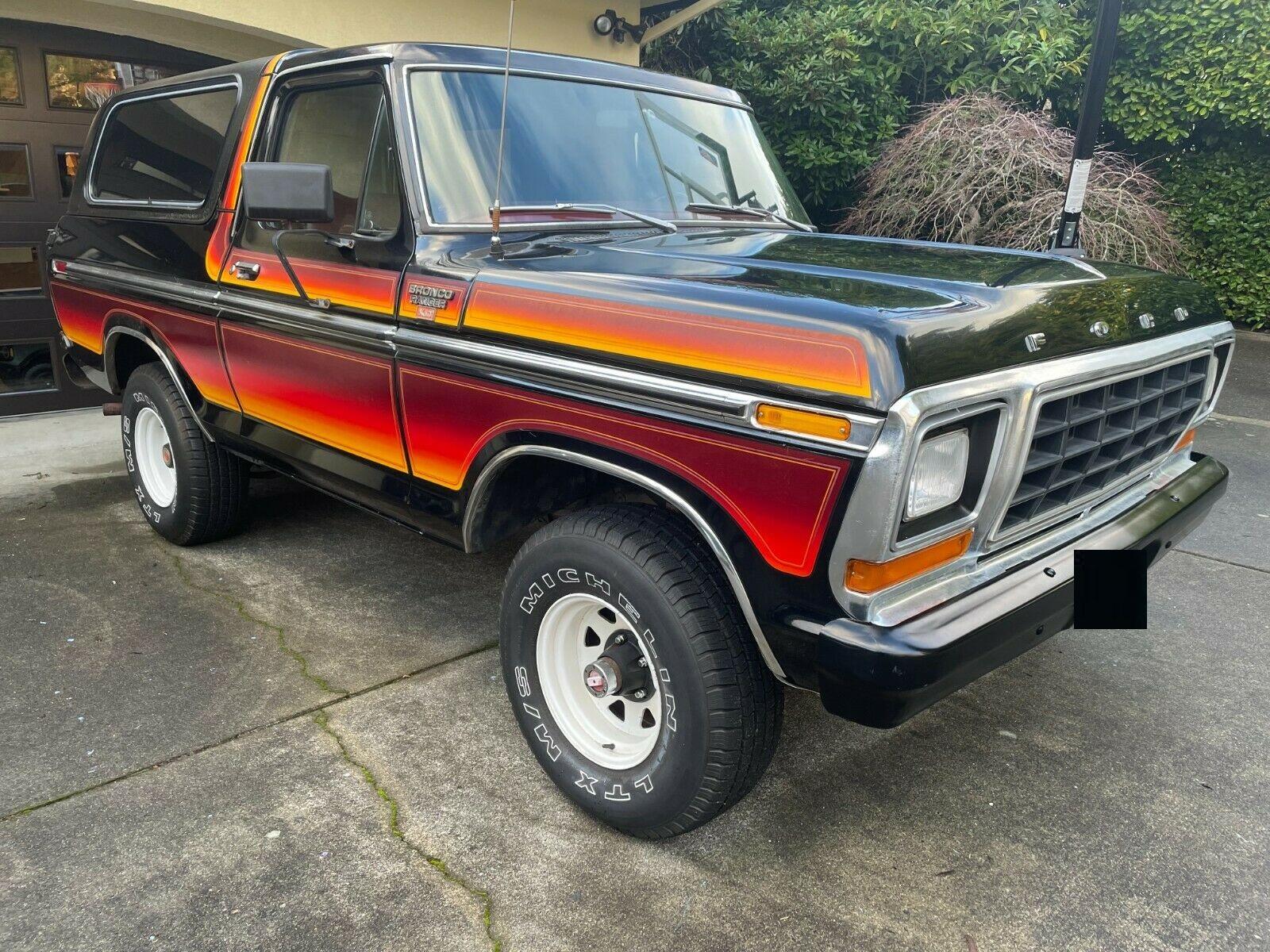 1979 ford bronco ranger xlt free wheelin edition original truck