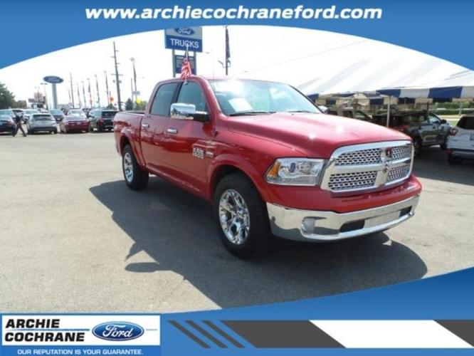 2017 ram ram pickup 1500 laramie 4x4 laramie 4dr crew cab 5.5 ft. sb pickup for sale in billings, montana