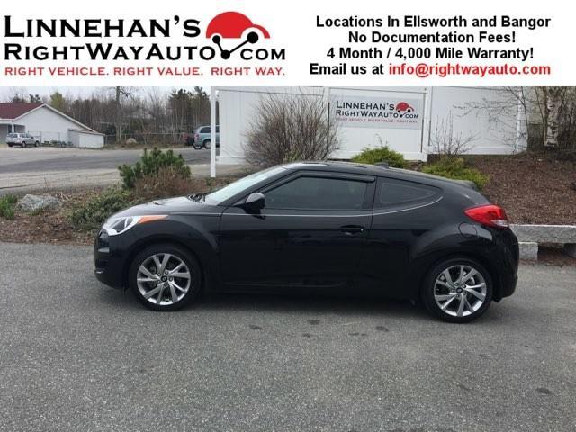 2016 hyundai veloster base 3dr coupe 6m w/black seats for sale in ellsworth, maine