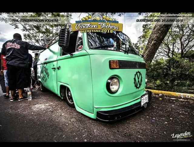 1986 retro cool green bus volkswagen vanagon great shape no rust