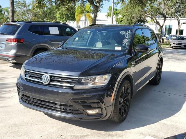 2021 volkswagen tiguan 2.0t se r-line black