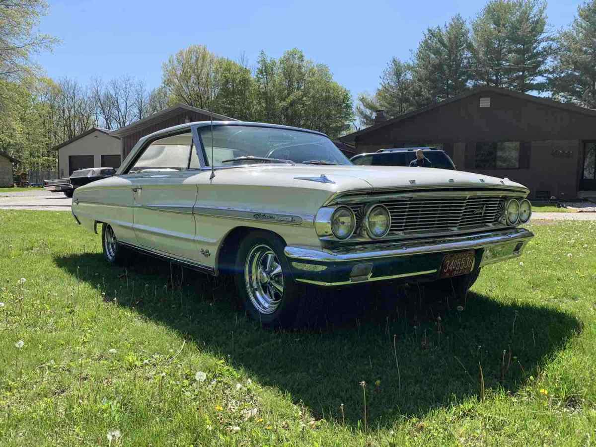 1964 ford galaxie 500 xl sedan white rwd automatic xl