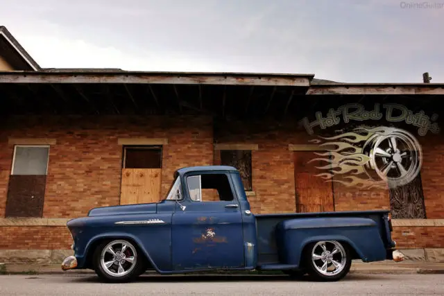 restomod chevy hot rat street rod no air ride bagged patina shop truck 47 53