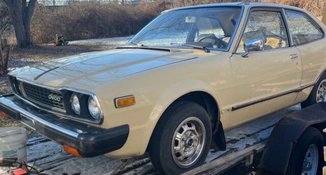 1977 honda accord hatchback brown fwd manual