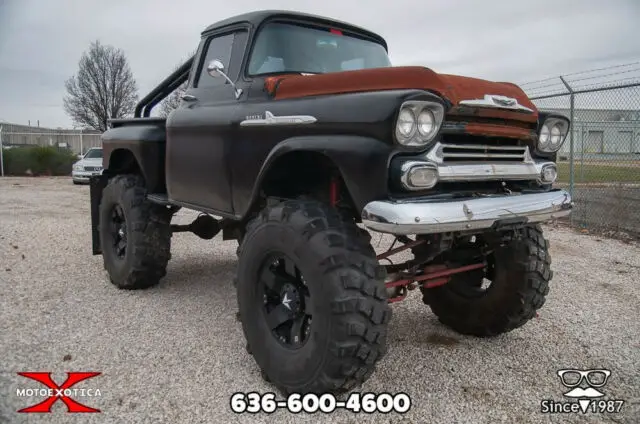 1958 chevrolet rat rod monster 4x4 stepside truck