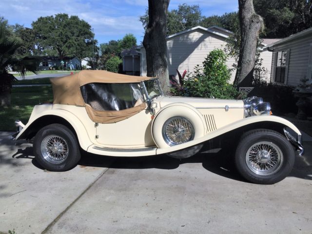 1939 jaguar ss100 replica-duke from classic roadsters, auto trans, 18k miles