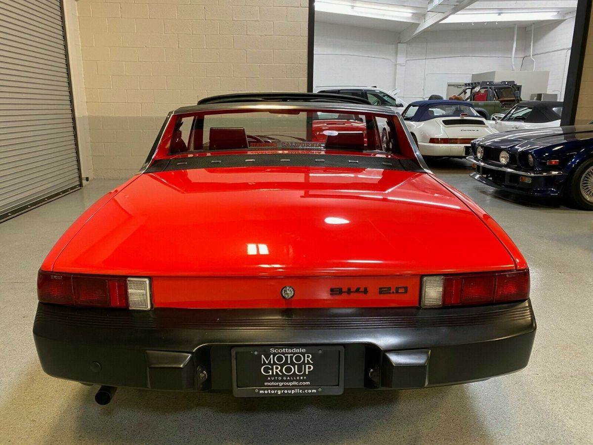 1975 porsche 914 2.0 scarlet red with black 2 owner collector quality