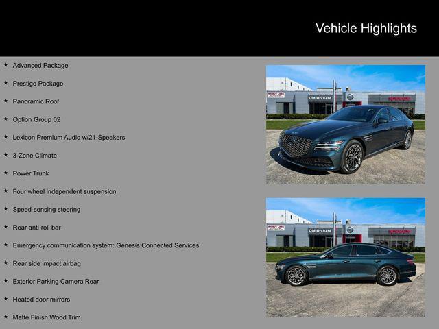2021 genesis g80 2.5t awd