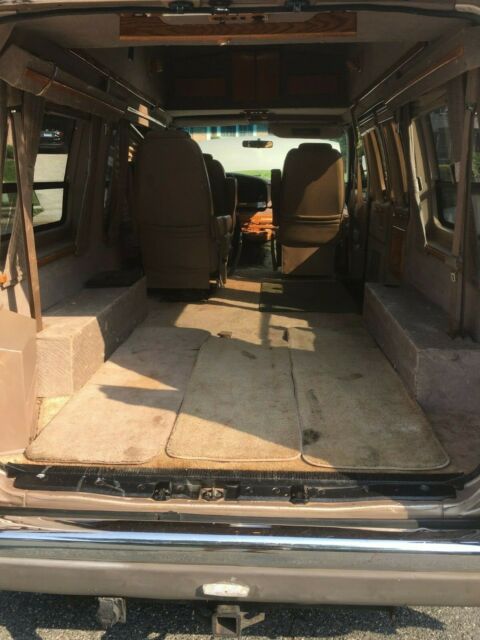 1994 ford high top conversion van tow hitch camper deluxe hauler no reserve