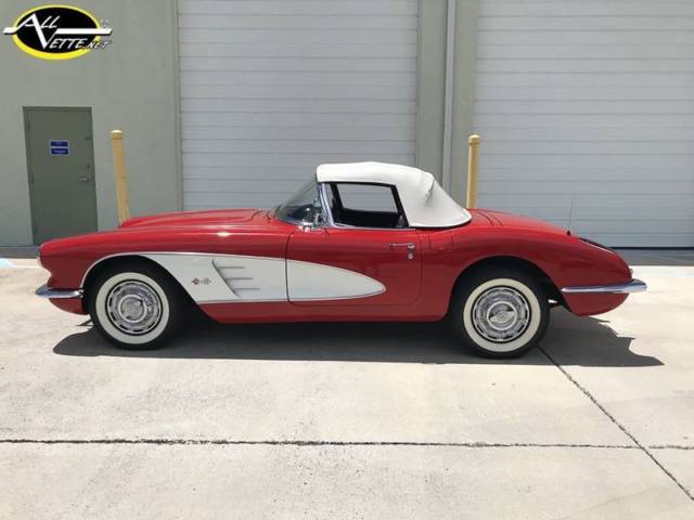 frame off restored 2x4 bbl (270 h.p.) 4 speed red/black celeb tv commercial car