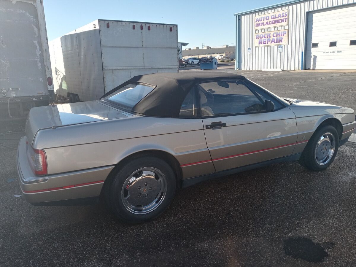 1992 cadillac allanté two-door, two-seater luxury roadster in central texas