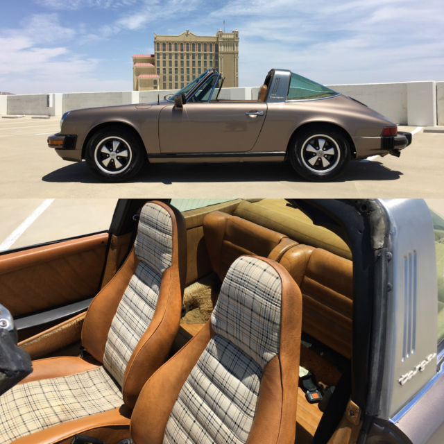 no reserve 1977 porsche 911 s targa 96k original miles rare tartan interior