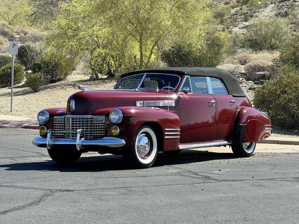 1941 cadillac series 62 convertible 59500 miles valcour maroon sedan