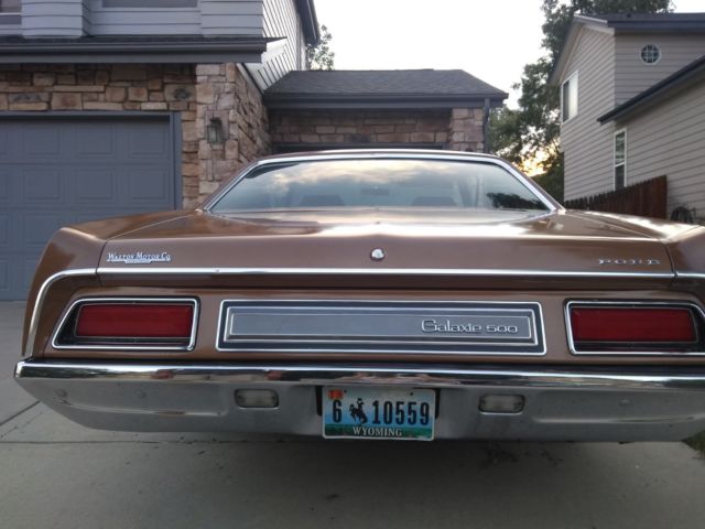 1971 ford galaxie 500 2 door hardtop v8 400-2v 6.6l only 51,958 miles!