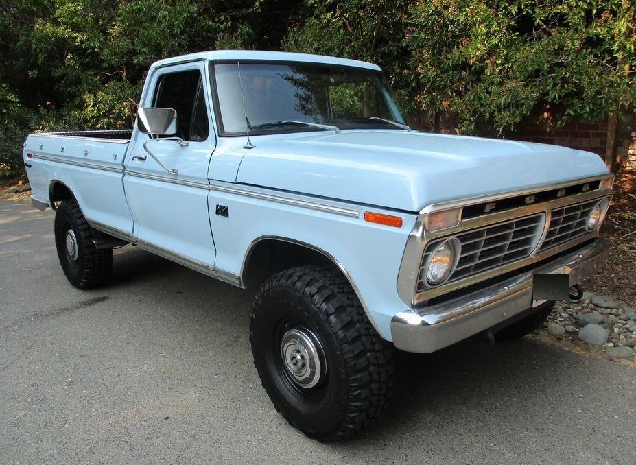 1973 ford f-250 factory highboy lmc cover truck 69656 miles