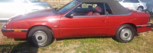 1991 lebaron premium lx convertible only 47,745 miles! florida car!