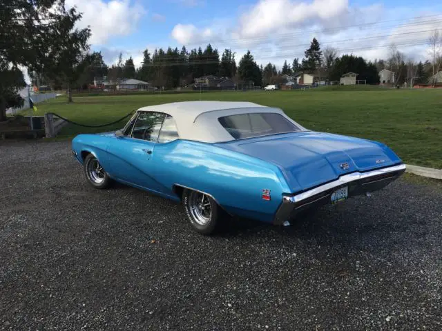 1968 buick skylark convertible. gs400 trim rare 8500 produced