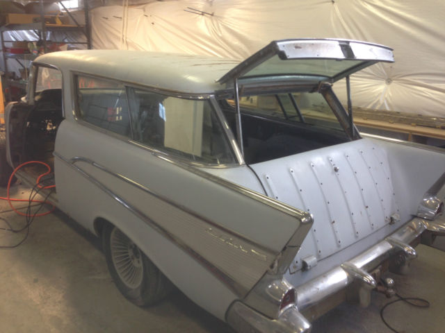 1957 chevrolet nomad belair - frame off restoration begun