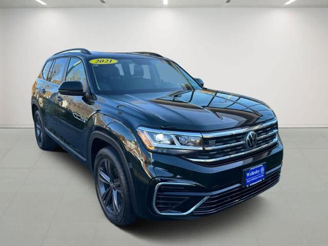 2021 volkswagen atlas 3.6 v6 se w/ technology r-line