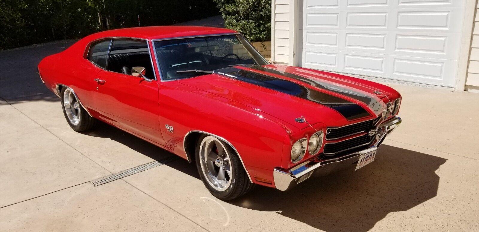 1970 chevrolet chevelle recent restauration cranberry red 83000 miles