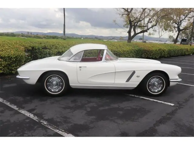 1962 chevrolet corvette 7363 miles white 283 v8 automatic