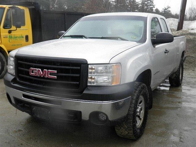 2011 gmc sierra 1500 work truck 4x4 work truck 4dr extended cab 6.5 ft. sb for sale in auburn, maine