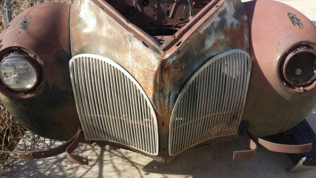 1941 lincoln zephyr coupe oklahoma car parked for decades major project