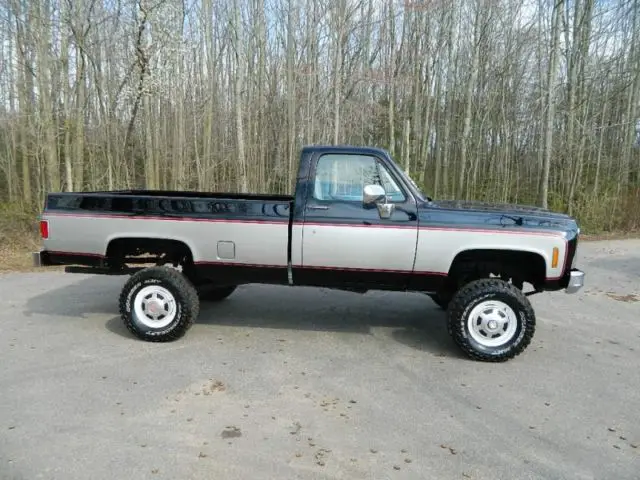 1979 gmc k15 gmc pickup 4x4 396 big block ac manual trans
