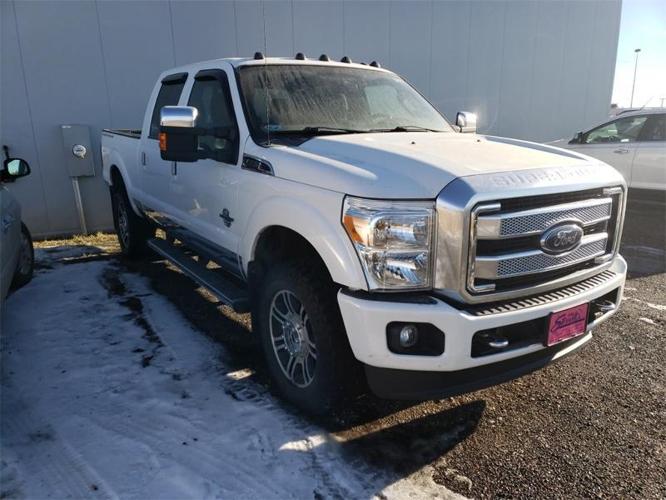 2014 ford f-350 super duty platinum 4x4 platinum 4dr crew cab 8 ft. lb srw pickup for sale in bloom, north dakota