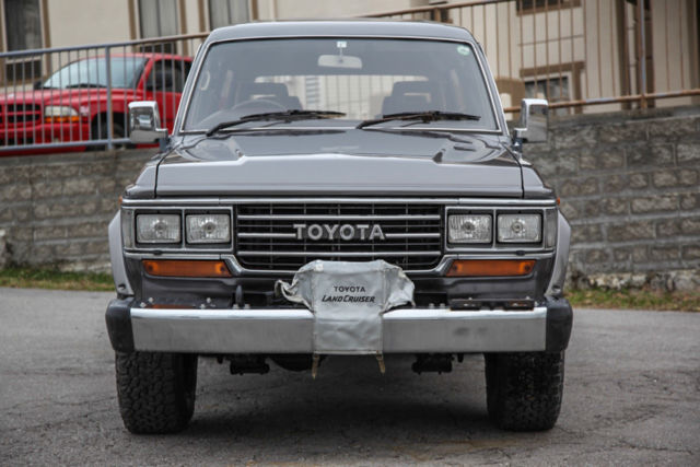 1987 toyota land cruiser hj61 turbo diesel at 12-ht pto winch 163k 33" bfg's!