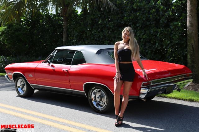 1968 chevrolet chevelle convertible v8 auto ac car one of 6,959 built rare