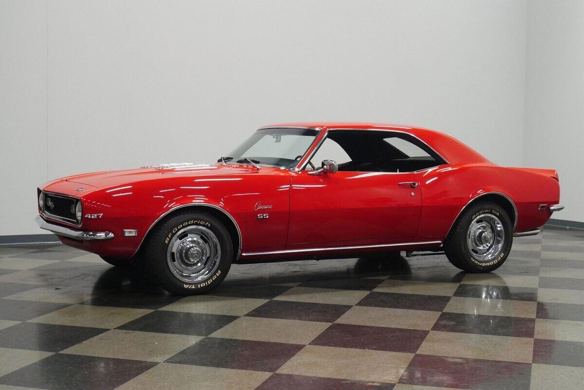 1968 chevrolet camaro ss 427 tribute corvette red 5 speed manual