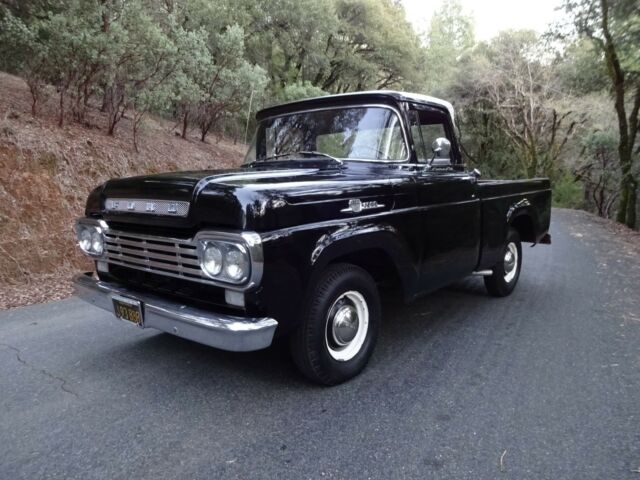 1959 factory v8, factory black original paint survivor truck