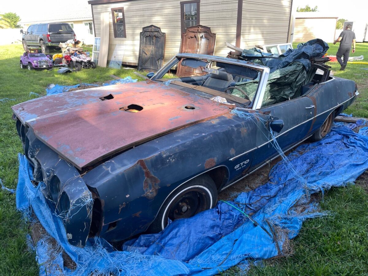 pontiac gto convertible number matching project automatic clean title