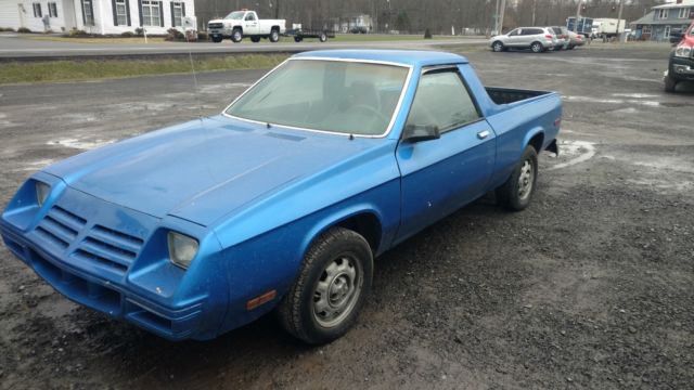 1982 dodge rampage 2.2 manual tranny!!!