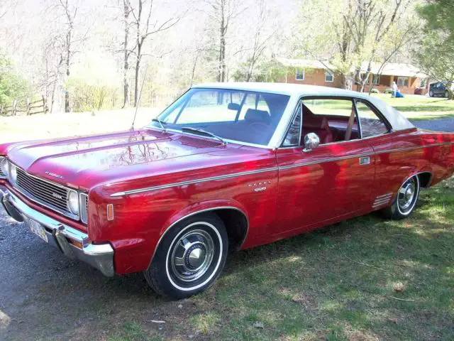 1969 amc rebel sst 343/4brl, at, buckets & console, ps, pb, cruise