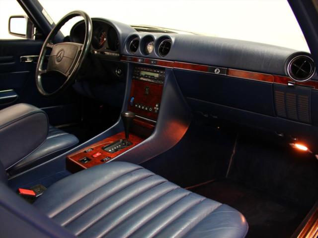 88 560sl - diamond blue/ blue - 22k miles! documented one owner! extra clean!