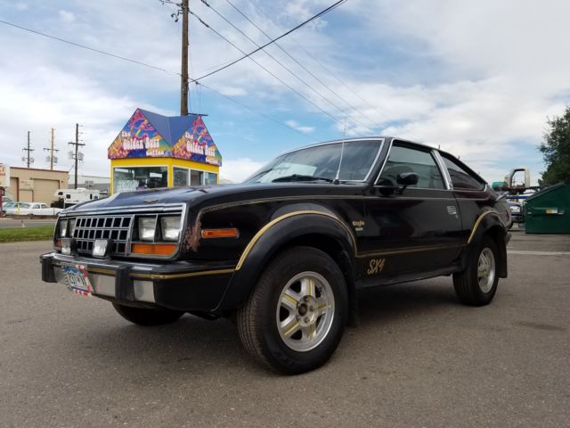 1981 sx4 amc eagle 4x4 black manual rare car very good condition at no reserve