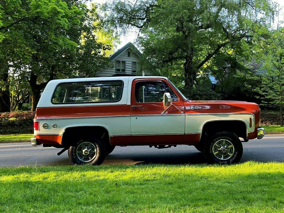 1976 chevy k5 blazer 4x4 2dr suv convertible 5.7'liter 350 v8 86k miles 2-owner