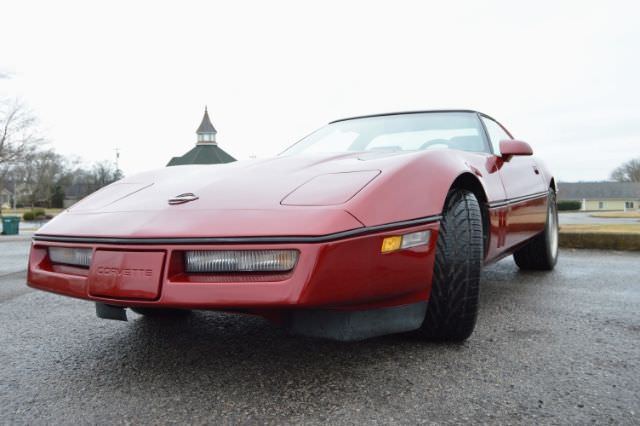 1989 chevrolet corvette coupe 54418 miles maroon 5.7l v8 ohv 16v automatic