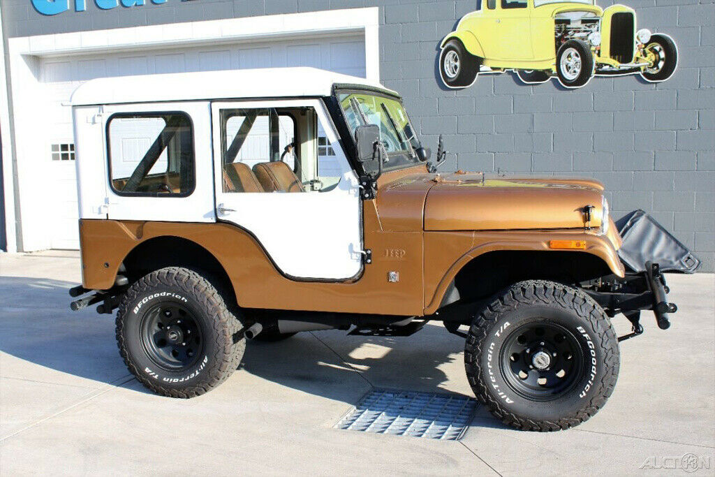 1971 amc cj-5 dauntless v6 all original 4wd and factory hardtop