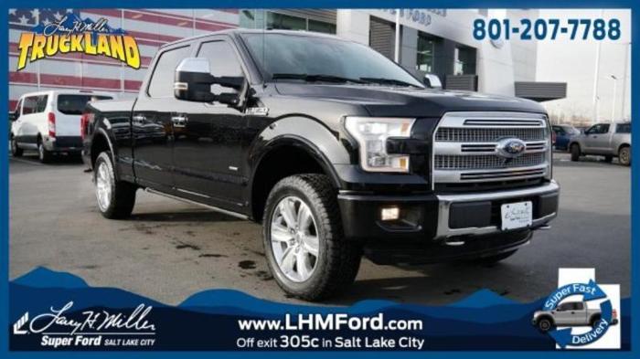 2016 ford f-150 platinum 4x4 platinum 4dr supercrew 6.5 ft. sb for sale in salt lake city, utah