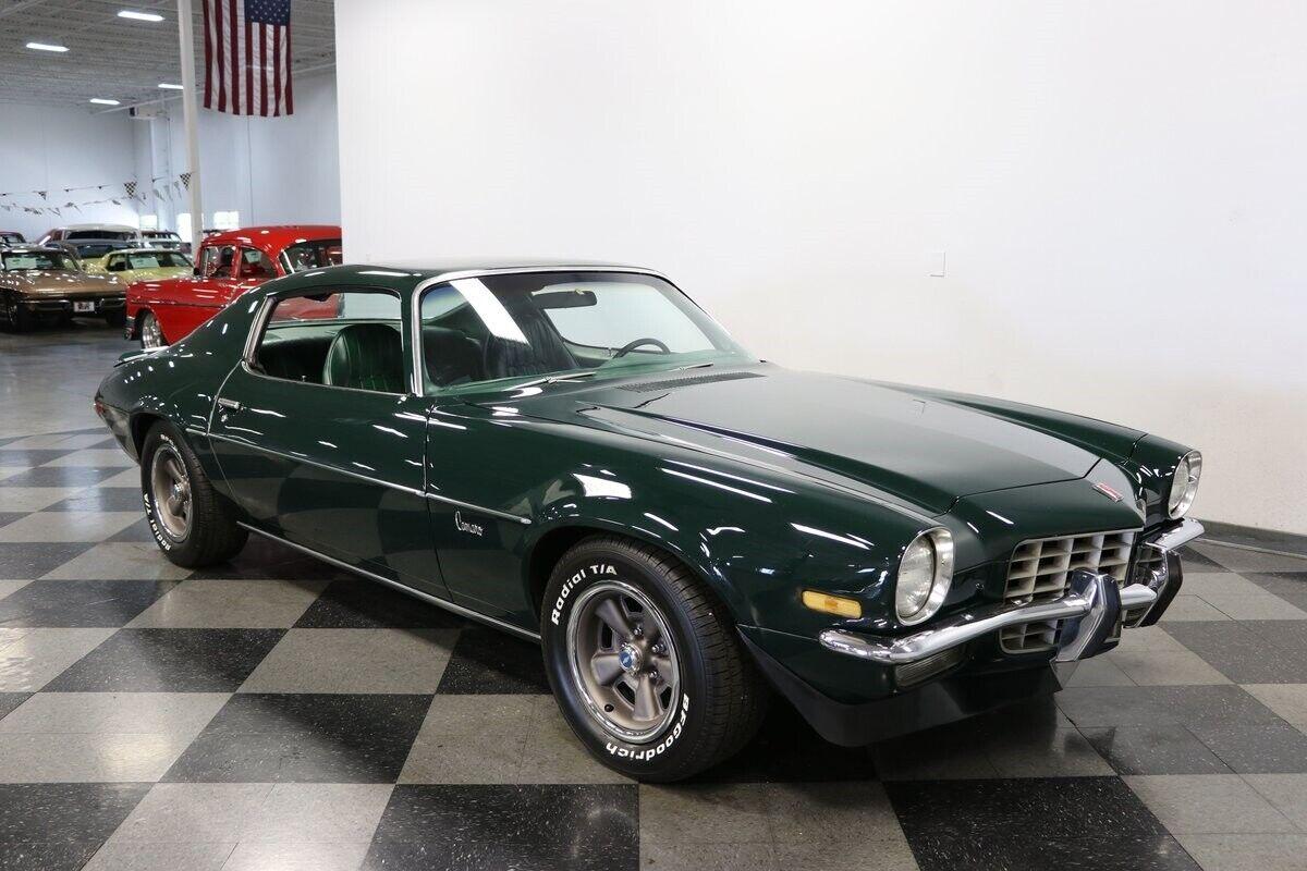 1973 chevrolet camaro 3 speed automatic chrome muscle sports car chevy