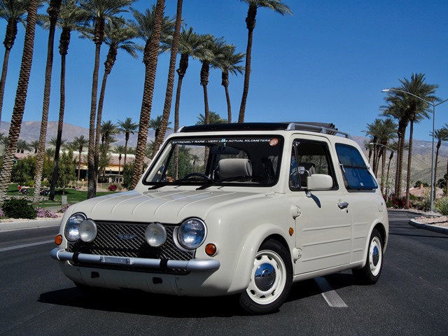 1990 nissan pao 3 door hatchback right hand drive microcar selling no reserve