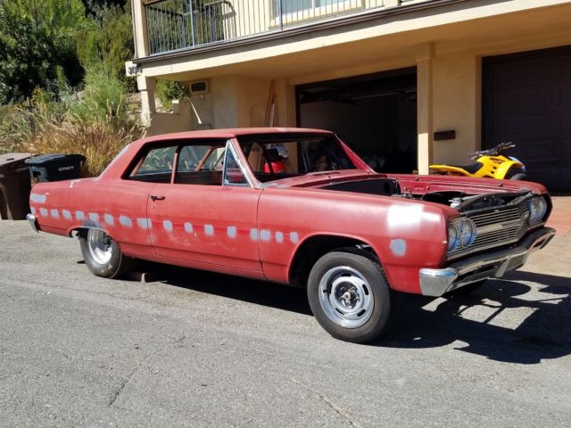 65 chevelle- mini tubs/ full cage